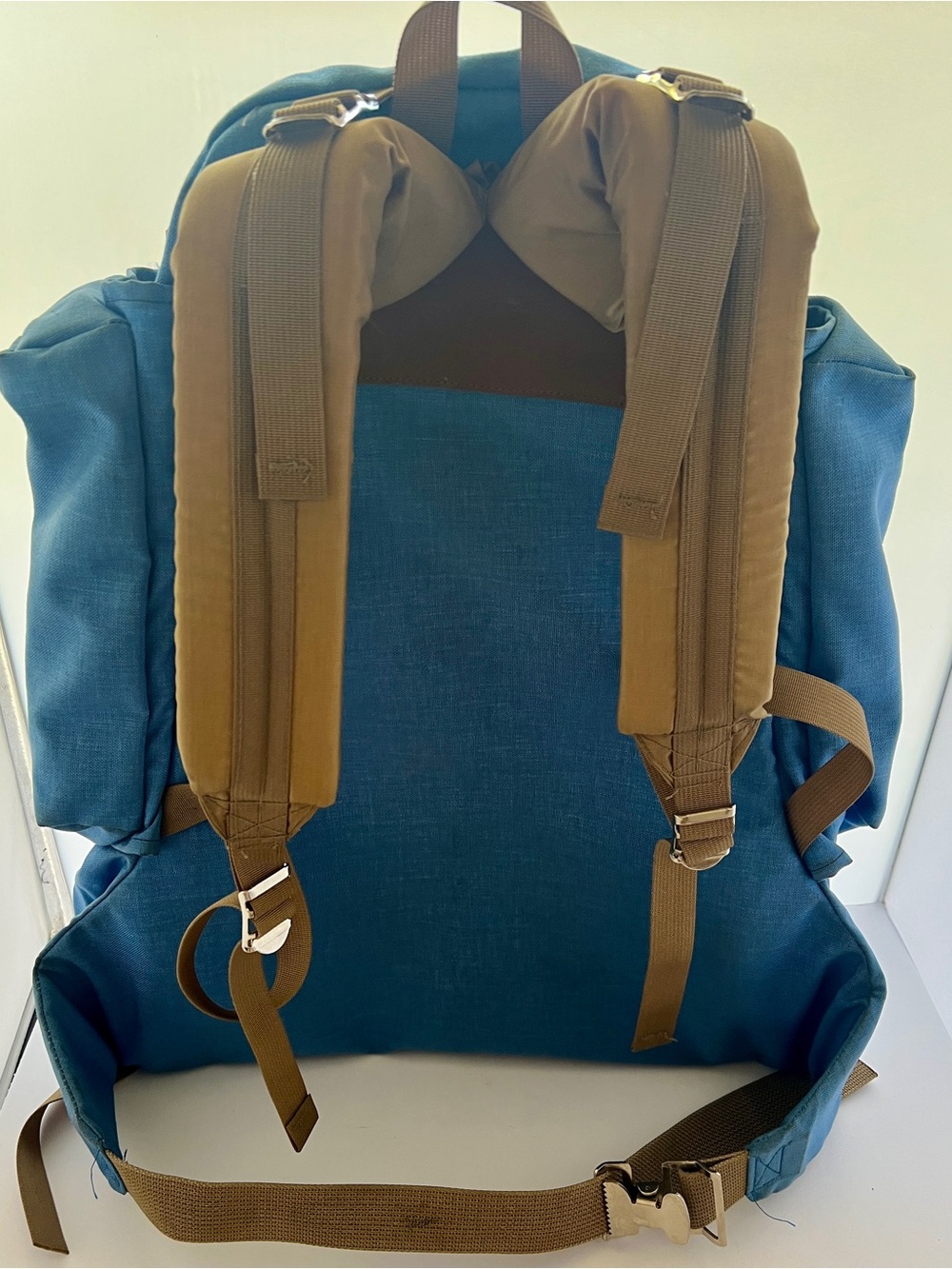 VTG 70's/80's Blue Jansport Hiking Backpack Internal Frame - Picture 4 of 11